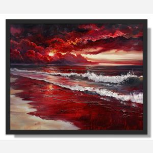 SCARLET SURF - FRAMED