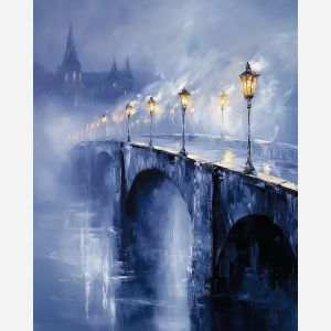 FOGGY BRIDGE CROSSING