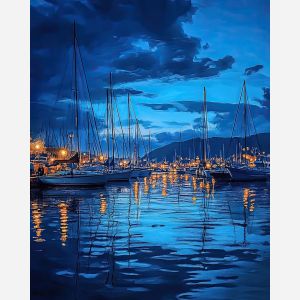 MIDNIGHT HARBOR STILLNESS