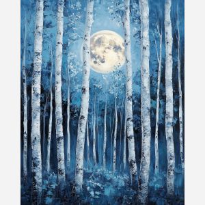 MOONLIT BIRCH FOREST