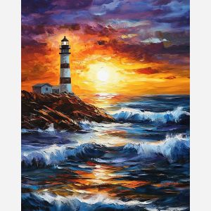 SUNRISE OVER DISTANT SHORES