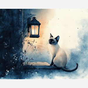 SIAMESE MOONLIGHT GAZE