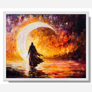 ECLIPSED EMBER - FRAMED