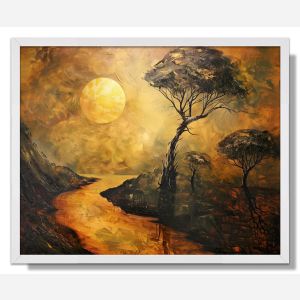 GOLDEN SUNNY MIRAGE - FRAMED