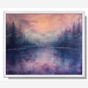 VELVET LAKE MIST - FRAMED