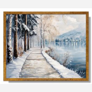 IVORY PROMENADE - FRAMED