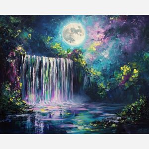 ETHEREAL MOONLIT CASCADE
