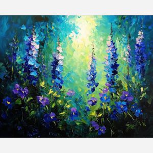 LUMINOUS SAPPHIRE GARDEN