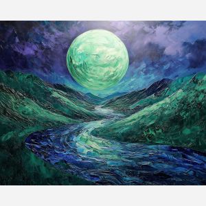 EMERALD MOONLIT SILENCE