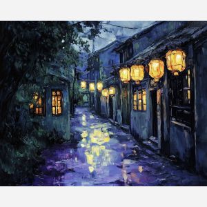 MOONLIGHT ALLEY REFLECTIONS