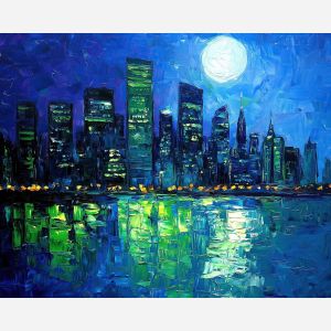 MOONLIT ROOFTOP REFLECTIONS