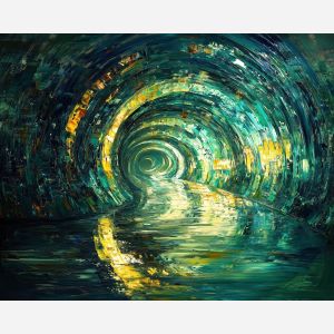 NEON TUNNEL ILLUSION