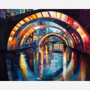 AMSTERDAM STARLIT REFLECTION