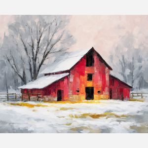CRIMSON FARMHOUSE GLOW