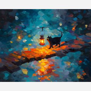 LANTERN CAT TRICKSTER