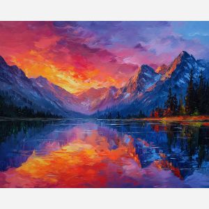 LAKE MIRROR STILLNESS