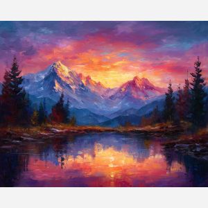 PEACEFUL MOUNTAIN GLOW