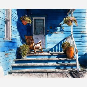 BLUE HOUSE PORCH