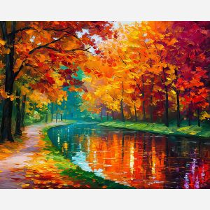 RIVERSIDE PATH AUTUMN