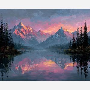 MOUNTAIN LAKE SUNRISE