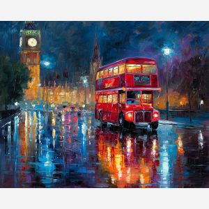 LONDON BUS NIGHT