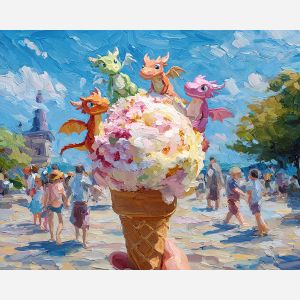 ICE CREAM  DRAGONS