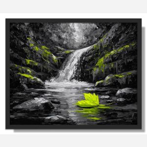 CHARTREUSE CASCADE - FRAMED