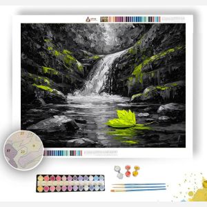 CHARTREUSE CASCADE - Paint by Numbers Full Kit