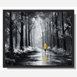 CRIMSON CANOPY - FRAMED