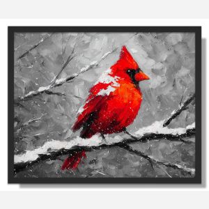 CRIMSON COMPASS - FRAMED