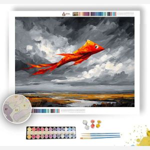 SALMON SUN - Paint by Numbers Full Kit