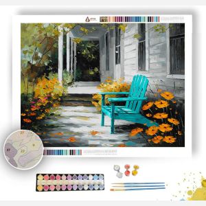 TEAL TERRACE - Paint by Numbers Full Kit