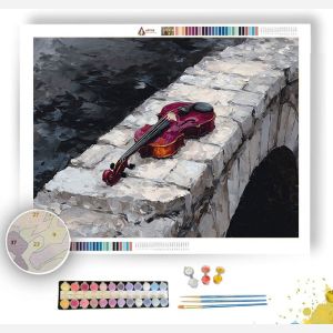 BURGUNDY BRIDGE - Paint by Numbers Full Kit