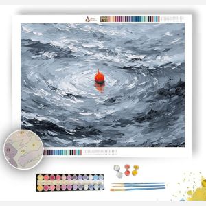 CORAL CUSP BW - Paint by Numbers Full Kit