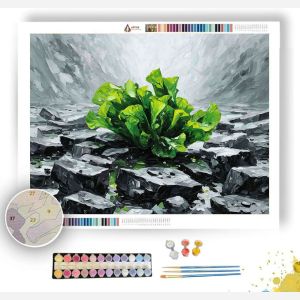 EMERALD ECHO BW - Paint by Numbers Full Kit