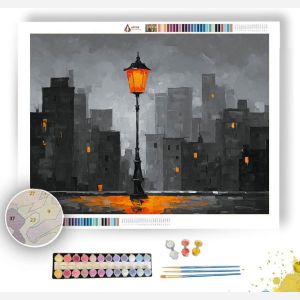 SAFFRON SOLACE BW - Paint by Numbers Full Kit