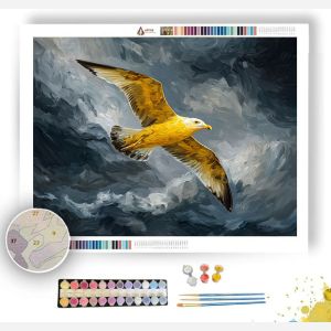 GOLDEN GULL BW - Paint by Numbers Full Kit