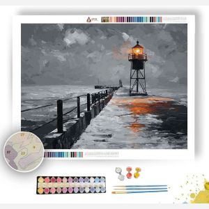 BRONZE BEACON BW - Paint by Numbers Full Kit