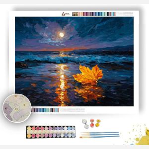 GOLDEN DRIFT BW - Paint by Numbers Full Kit