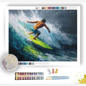 THE LAST SURFER BW - Paint by Numbers Full Kit