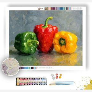 BELL PEPPER BRIGHT - Paint by Numbers Full Kit