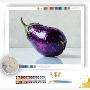 EGGPLANT ELEGANCE - Paint by Numbers Full Kit