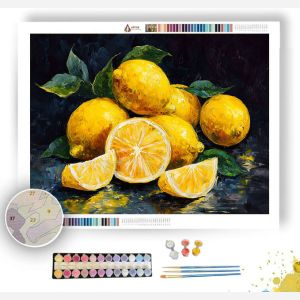 LEMON BRIGHT - Paint by Numbers Full Kit