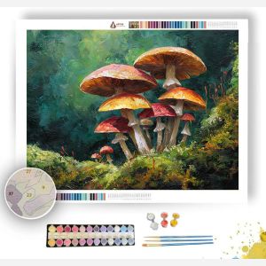 MUSHROOM MYSTIQUE - Paint by Numbers Full Kit