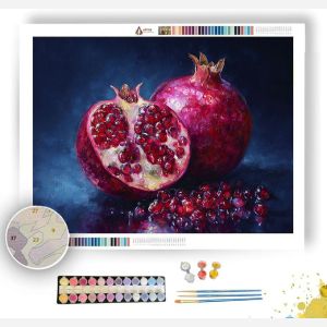 POMEGRANATE JEWELS - Paint by Numbers Full Kit