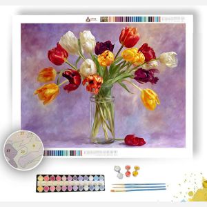 TULIP ELEGANCE - Paint by Numbers Full Kit