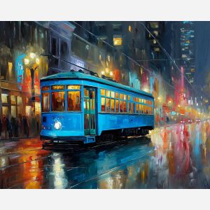 BLUE STREET CAR