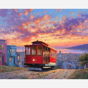 SUNSET IN SAN FRANCISCO