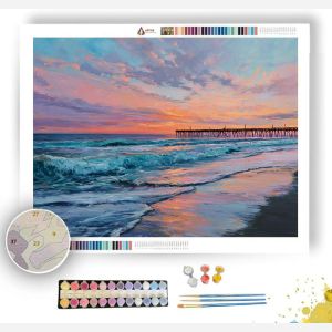 BEACH AT DUSK - Paint by Numbers Full Kit