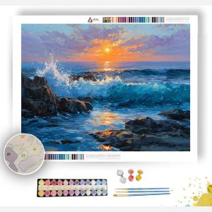 COASTAL SUNRISE - Paint by Numbers Full Kit